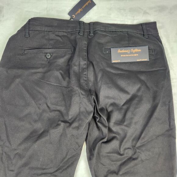 NWT Gentlemen's Outfitters Black Stretch Pants Sz 40x32 - Picture 5 of 9